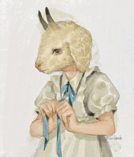 Козленок рисунок