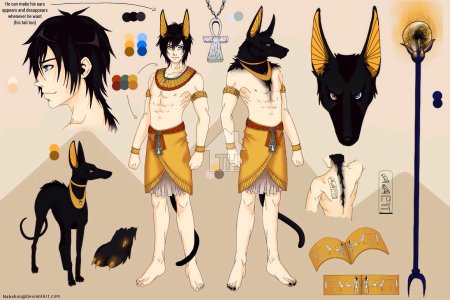 Хуманизация боги египта анубис