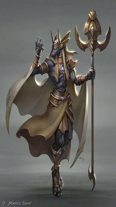 Анубис бог арт