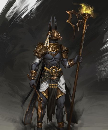 Анубис арт фэнтези