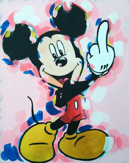 Картина микки маус