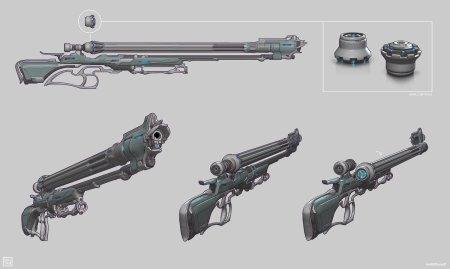 Варфрейм концепт арт оружие