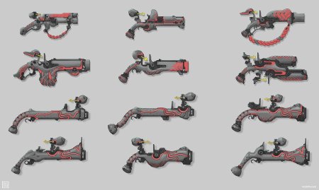 Concept art warframe оружие