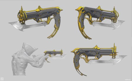 Варфрейм концепт арт оружие