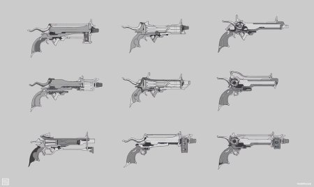 Варфрейм концепт арт оружие