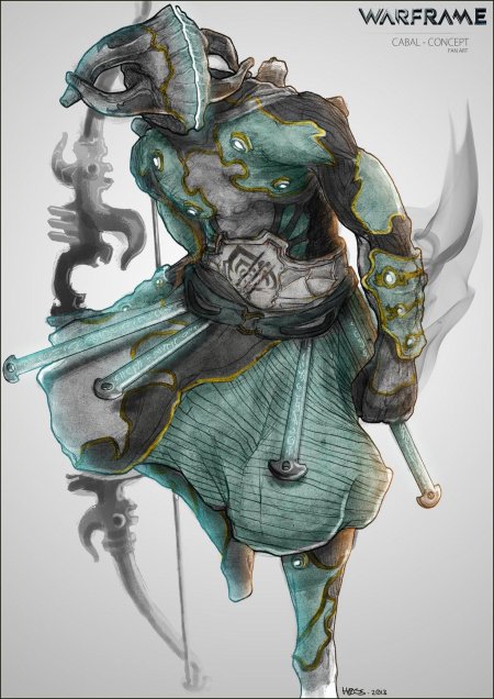 Варфрейм концепт арт