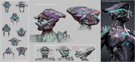 Варфрейм концепт арт