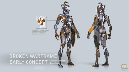 Варфрейм концепт арт