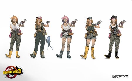 Бордерлендс концепт арты
