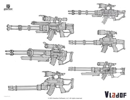 Borderlands чертежи оружия