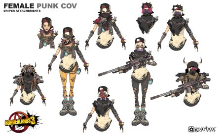 Бордерлендс концепт арт