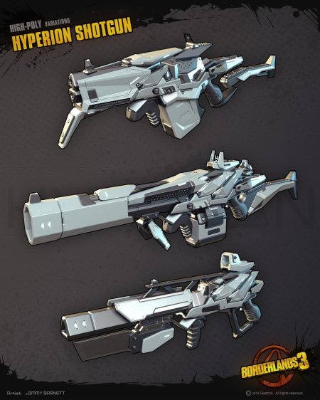 Borderlands 3 оружие hyperion