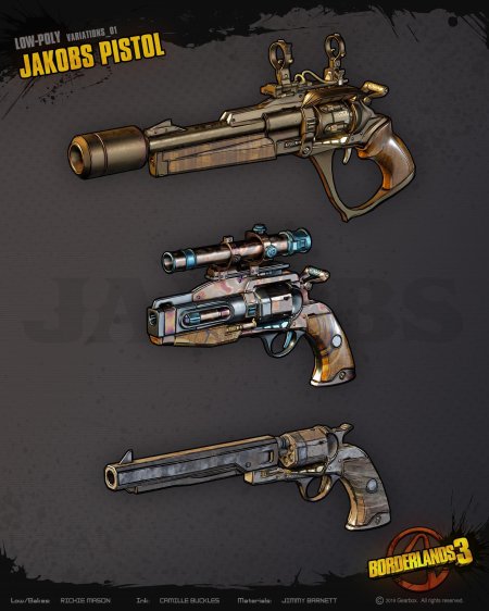 Револьвер бордерлендс 3