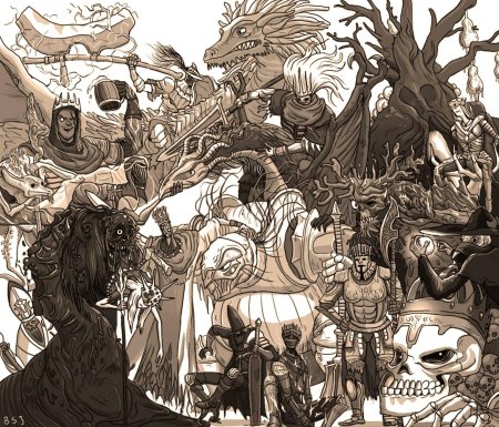 Боссы дарк соулс 3 арт