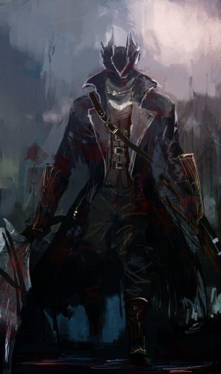 Bloodborne hunter art