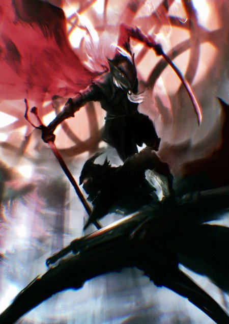 Кровавая луна бладборн арт