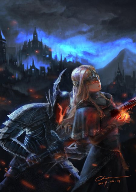 Dark souls хранительница огня и негорящий арт