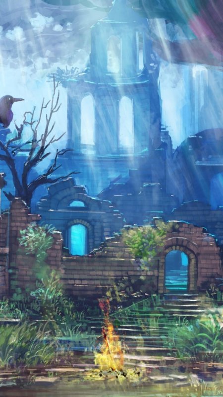 Дарк соулс храм огня арт