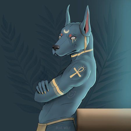 Доберман анубис