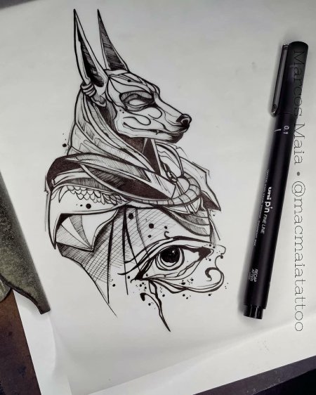 Анубис скетч