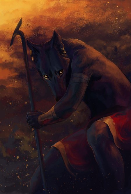 Анубис проводник в загробный мир