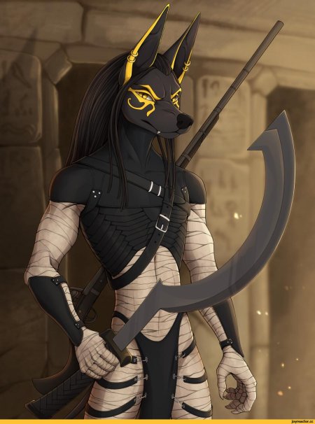 Арты вервольфа Анубиса