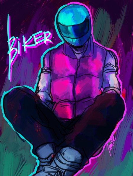 Байкер из хотлайн майами