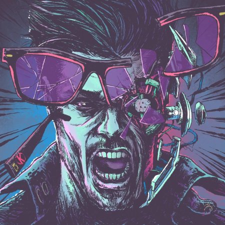 В стиле киберпанк