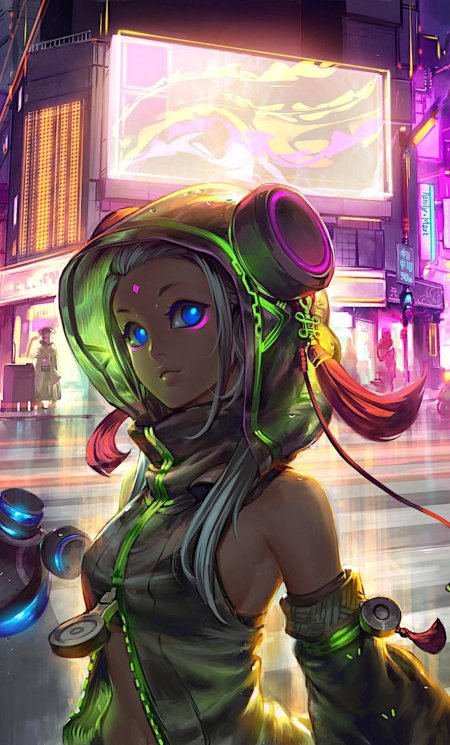 Киберпанк аниме саша