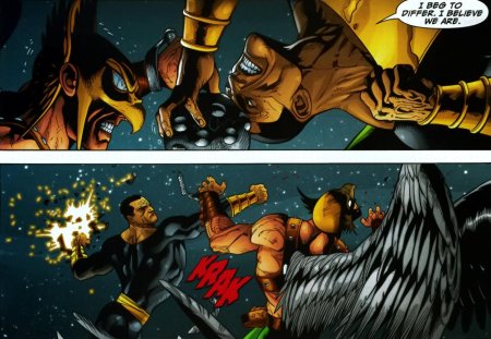 Черный адам hawkman