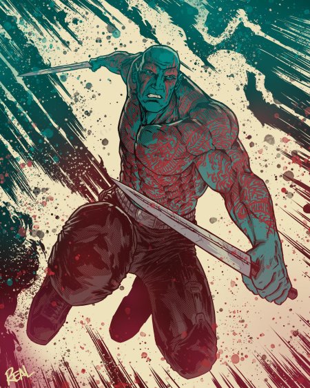 Дракс разрушитель марвел