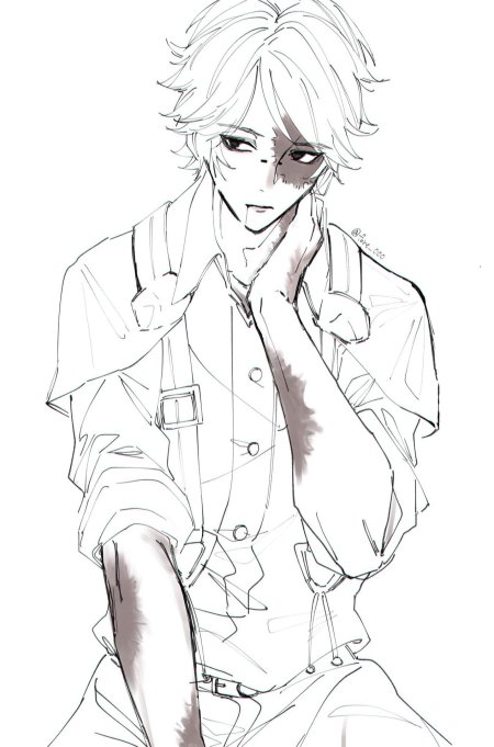 Манга эскиз