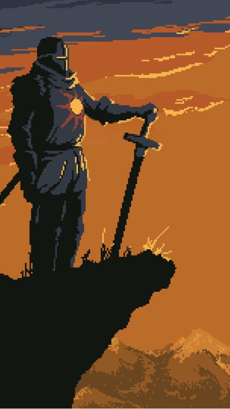 Dark souls пиксель арт