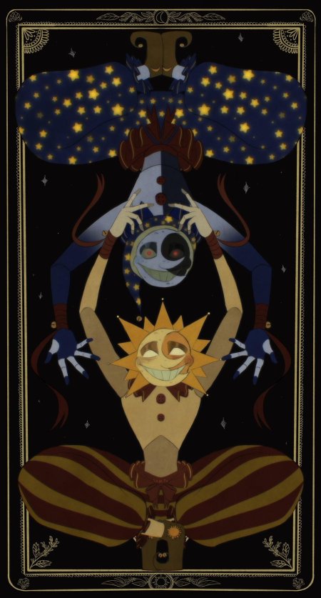 Солнце и луна фнаф арты