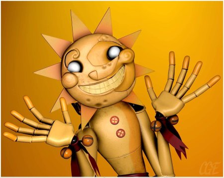 Фнаф аниматроники солнце