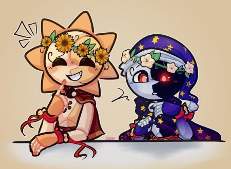 Солнце и луна фнаф шип