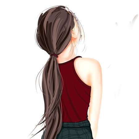 Мультяшная девушка