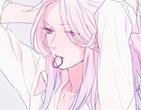 Аниме парень с длинными волосами