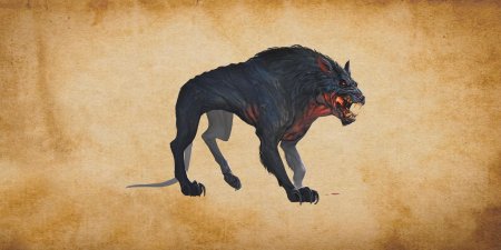 Арты адской гончей