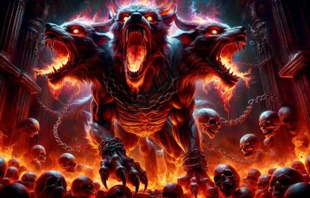 Цербер трехголовый пес