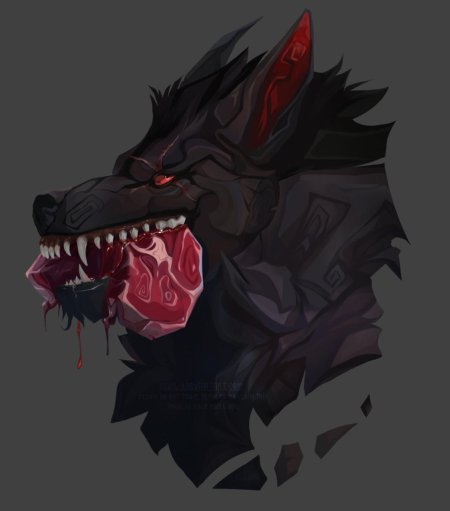 Монстр волк