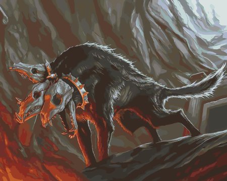 Адская гончая и цербер