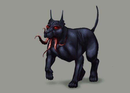 Адская гончая (hellhound) днд