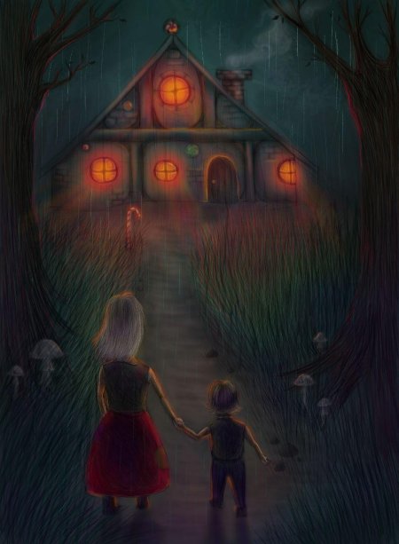 Дом ведьмы из гензель и гретель