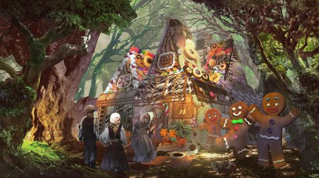 Пряничный домик гензель и гретель