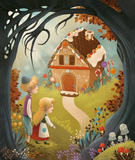 Пряничный домик из сказки гензель и гретель