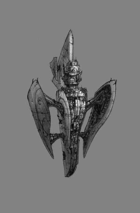 Космический корабль эскиз