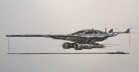 Звездолеты скетч концепт