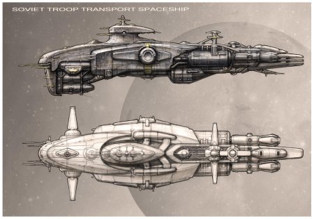 Корабль старшип.концепт.