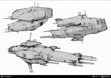 Космический корабль скетч